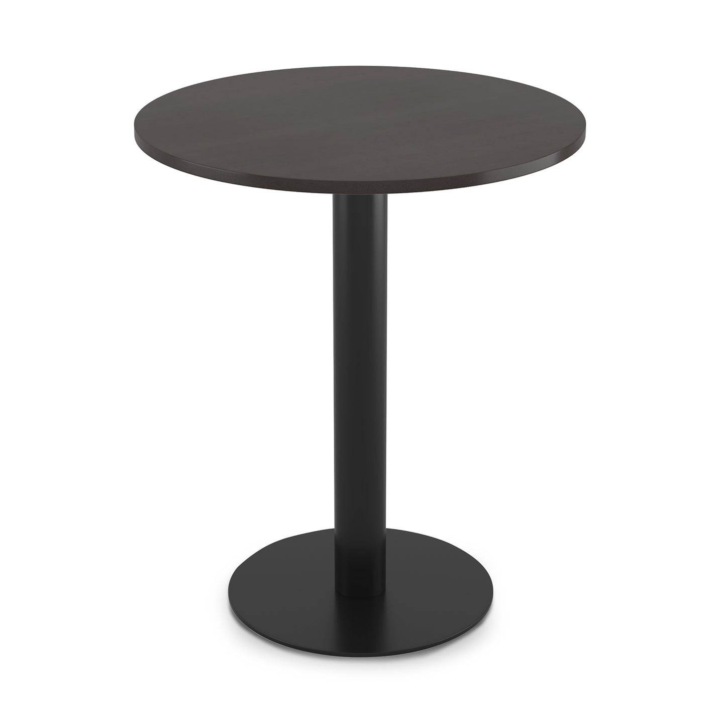 Fusion Cafe Height Round Table, Black Base 36″