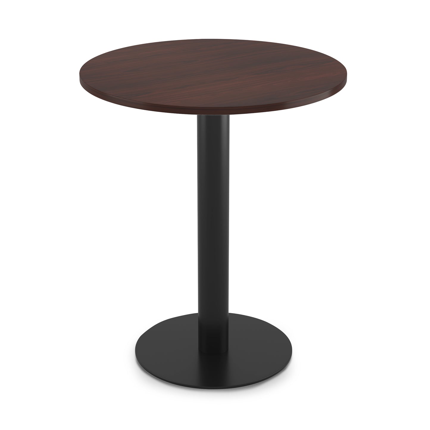 Fusion Cafe Height Round Table, Black Base 36″