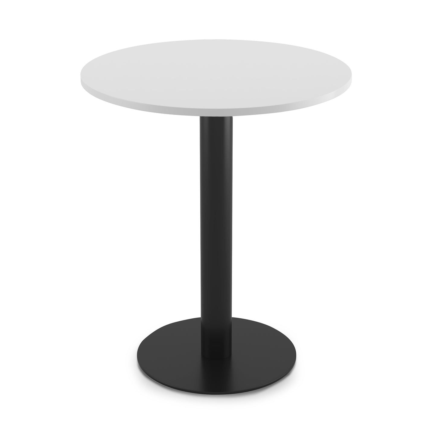 Fusion Cafe Height Round Table, Black Base 36″