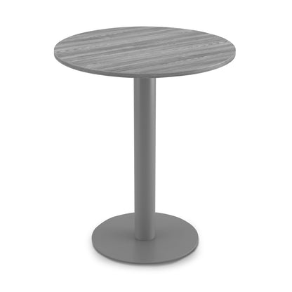 Fusion Cafe Height Round Table, Silver Base  36″