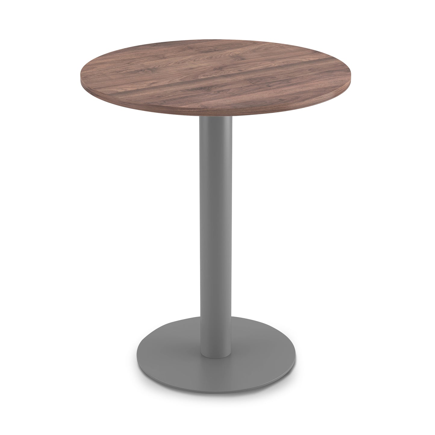 Fusion Cafe Height Round Table, Silver Base  36″