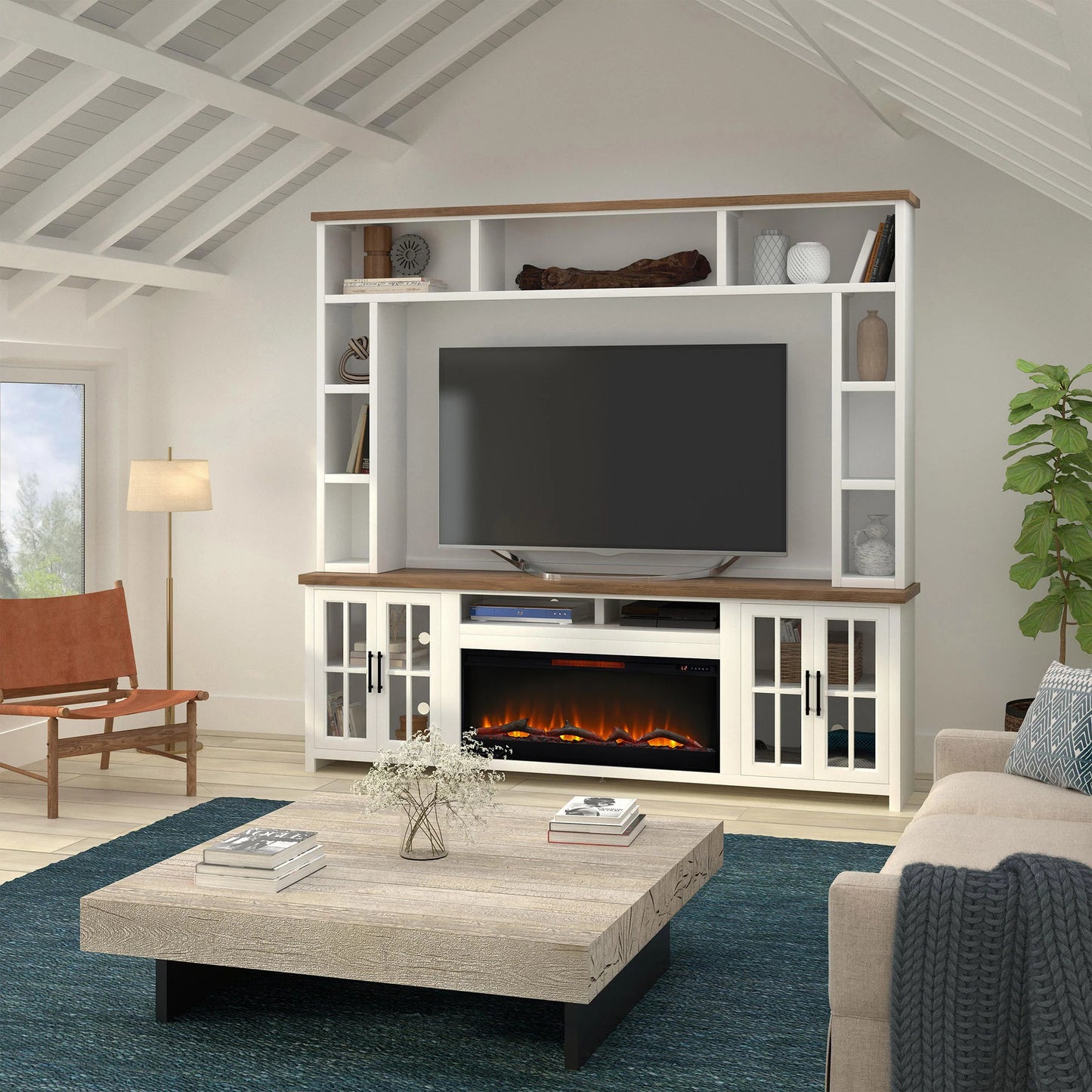 Hampton Fireplace Entertainment Center