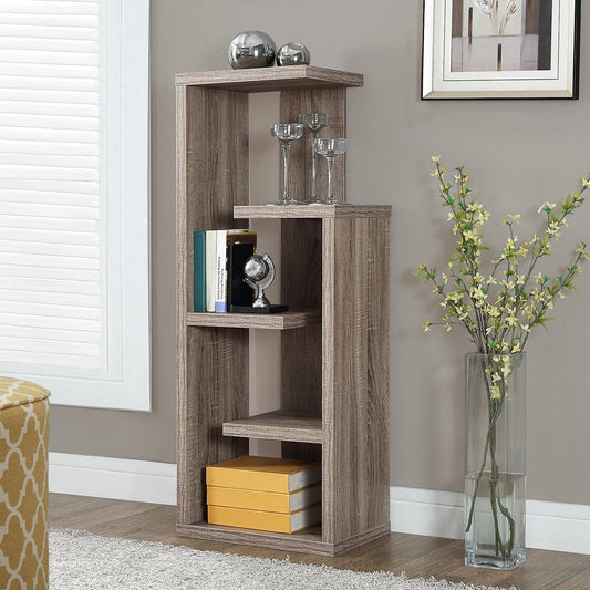 Bookcase - 48"H / Dark Taupe Accent Display