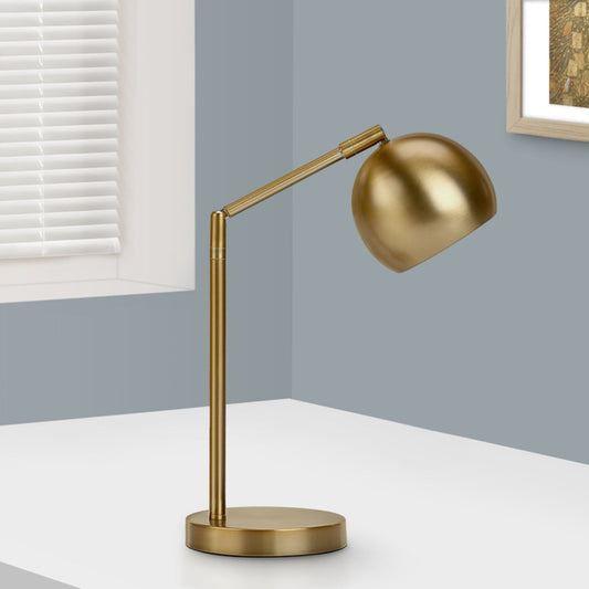 LIGHTING - 19"H TABLE LAMP GOLD METAL / GOLD SHADE