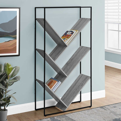 Book Case/ 66" Modern/ Three Color Choices