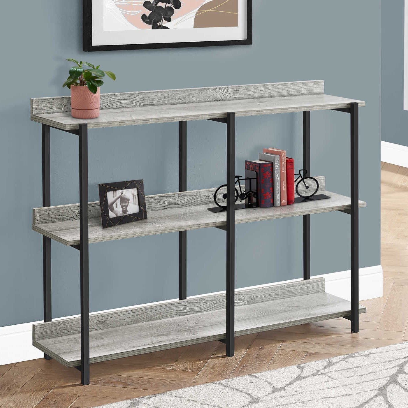 Accent Table/ 48"L/ 3 Tier/ Eight Color Choices