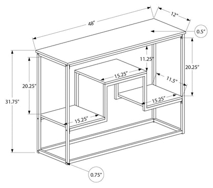 Accent Table/ 48"L/ Three Color Choices