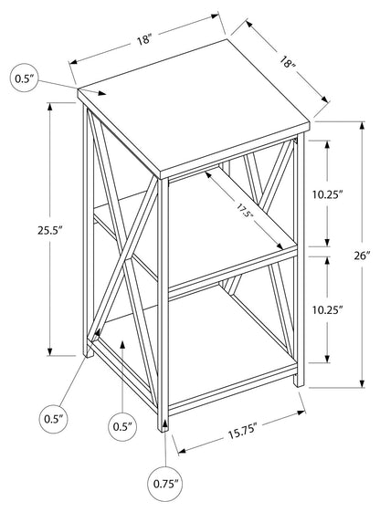 Accent Table/ 26" Five Color Choices