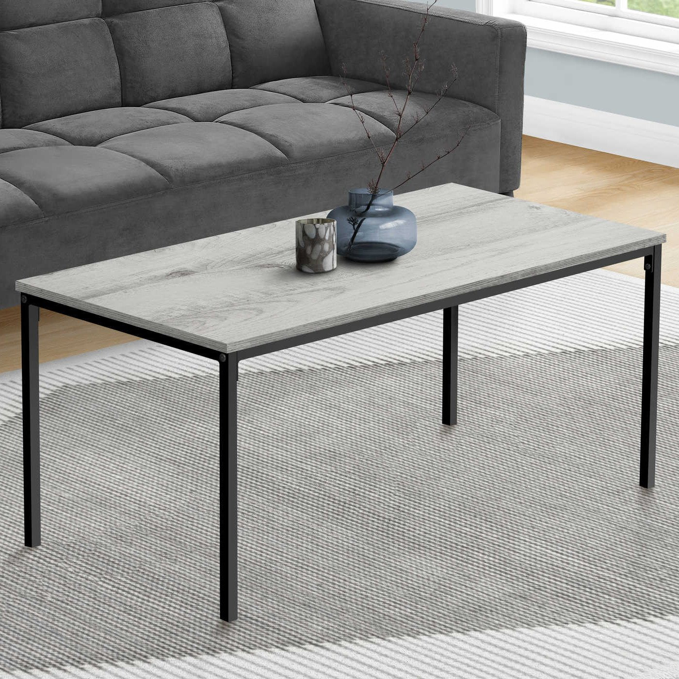 Coffee Table, Accent, Cocktail, Rectangular, Living Room, Home Office 40"/Contemporary, Modern