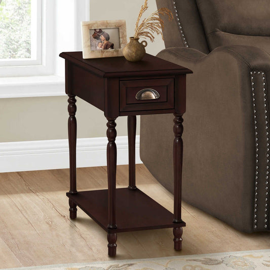 Accent Table/24"H/Two Veneer Color Choises