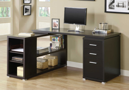 COMPUTER DESK - LEFT OR RIGHT FACING CORNER/ SEVEN FINISH CHOICES