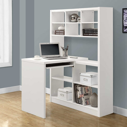 COMPUTER DESK - THREE COLOR CHOICES. LEFT OR RIGHT FACING CORNER