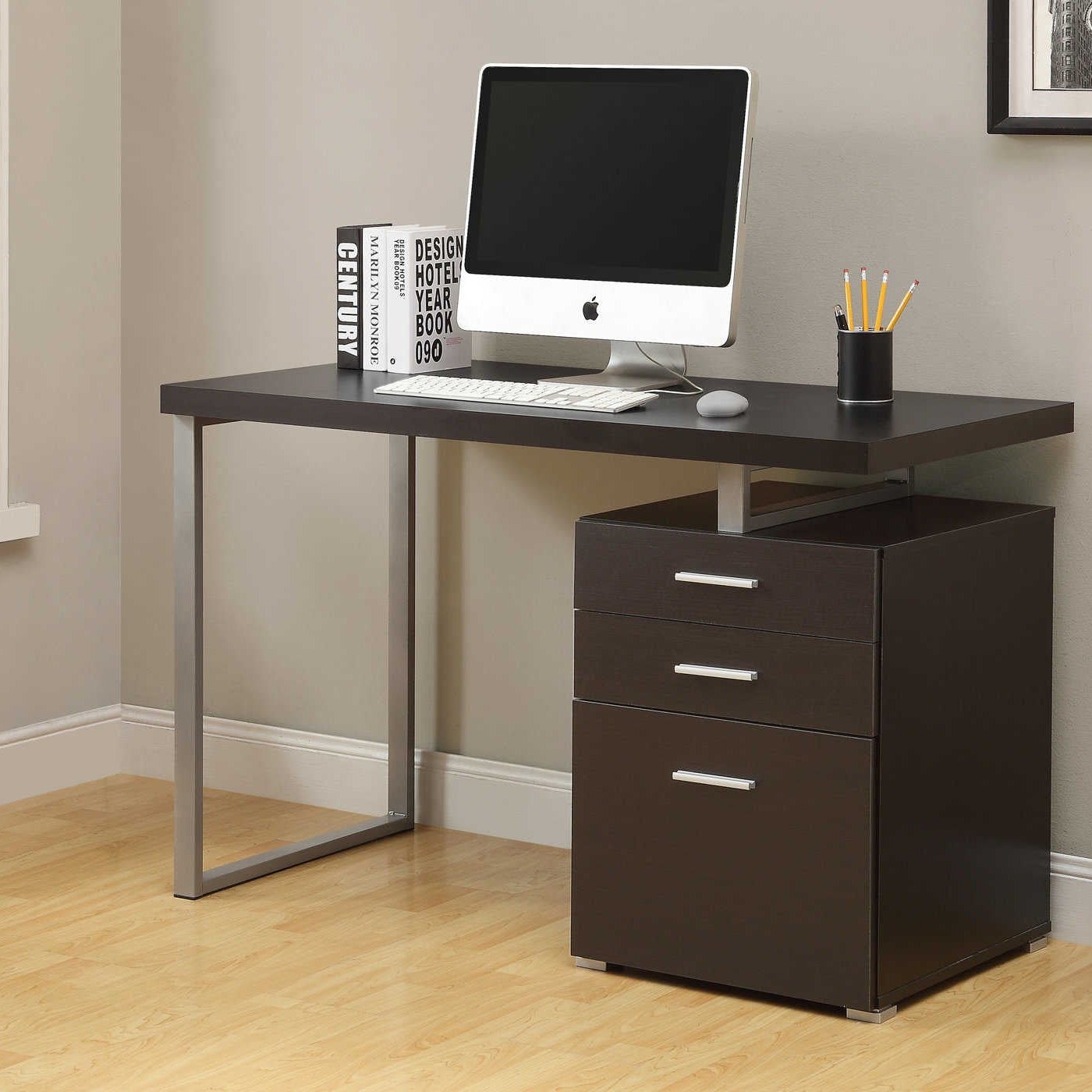 COMPUTER DESK - 48"L / ESPRESSO LEFT OR RIGHT FACING