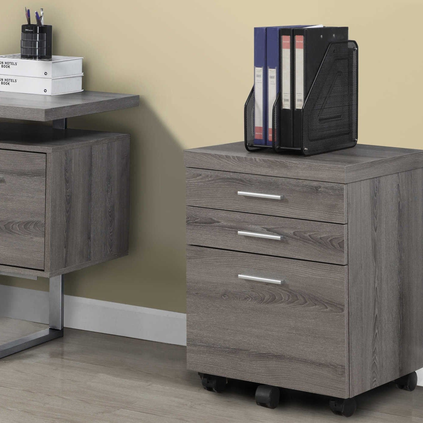 Filing Cabinet- 3 Drawer/ Seven Color Choices/ on Casters