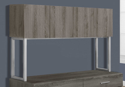 OFFICE CABINET - 48"L / DARK TAUPE STORAGE CREDENZA