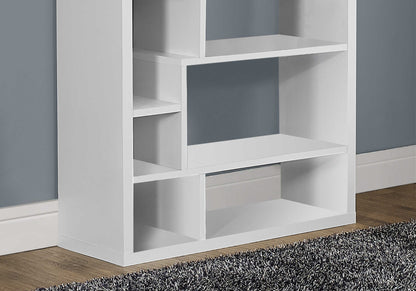 Bookcase/ 72"/ Office, Bedroom, White Laminate, Contemporary, Modern