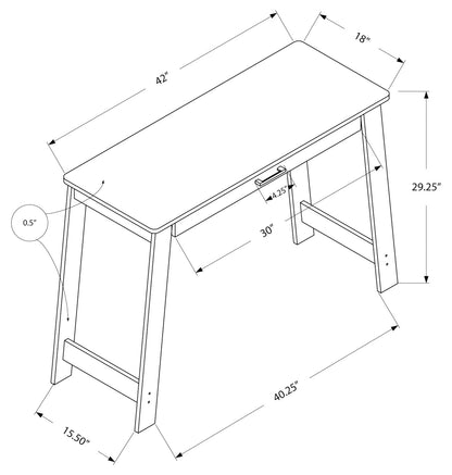 Computer Desk/ Stylish/ Contemporary/42" Three Color Choices