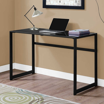 Computer Desk 48"/ Tempered Glass Top/Two Color Choices