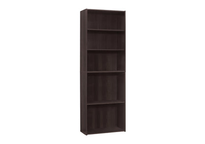 Bookcase- 72"/ 5 Shelf/ Four Color Choices