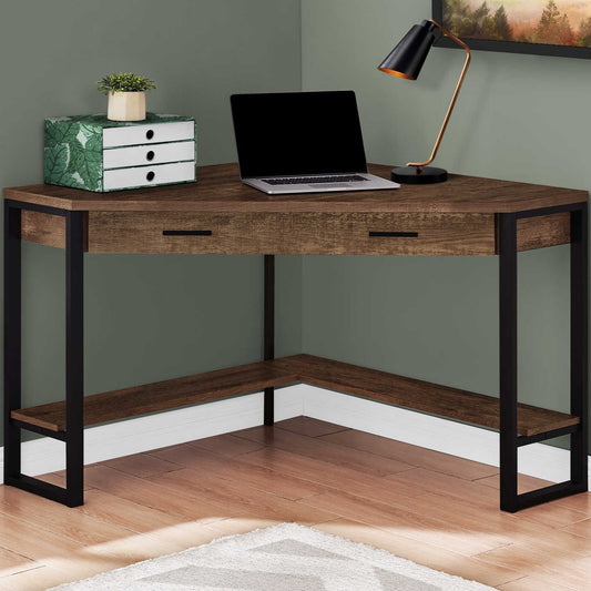 Corner Desk/ Computer Desk - 42"L /Five Color choices /Black Legs