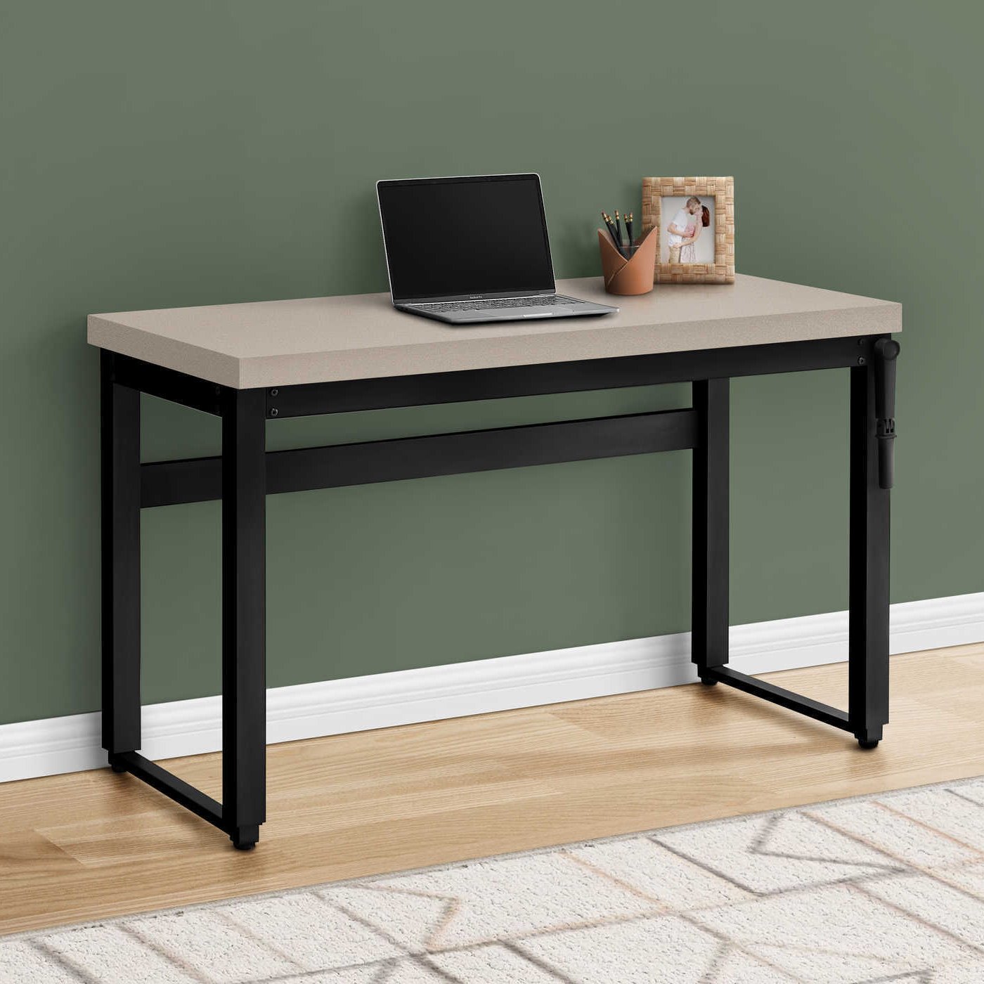 Computer Desk/ Standing Desk/48"/ Adjustable Height 10 Color Choices