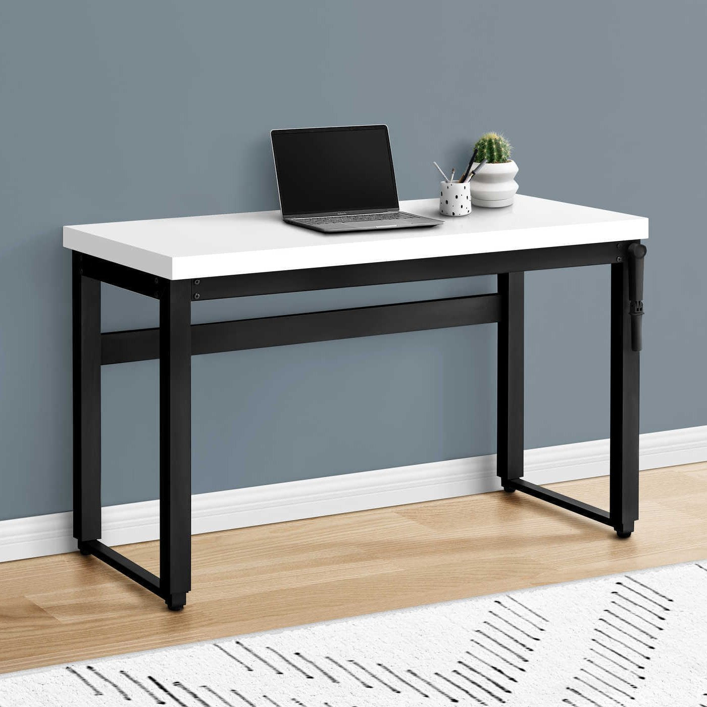 Computer Desk/ Standing Desk/48"/ Adjustable Height 10 Color Choices