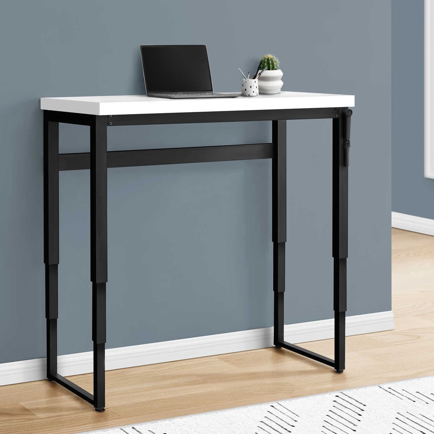 Computer Desk/ Standing Desk/48"/ Adjustable Height 10 Color Choices