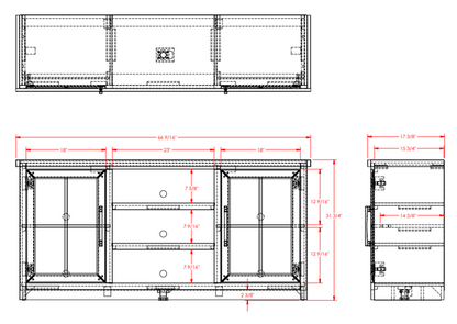 Hampton 67" TV Stand