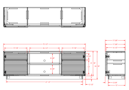 Stardust 73" TV Stand