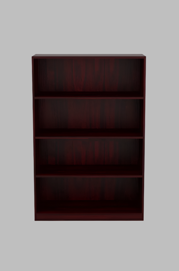 Kai Collection Walnut Bookcase with 3 Shelves