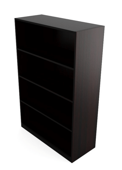 Kai Collection Espresso Bookcase with 3 Shelves