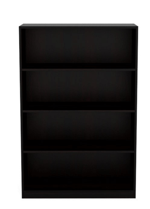 Kai Collection Espresso Bookcase with 3 Shelves