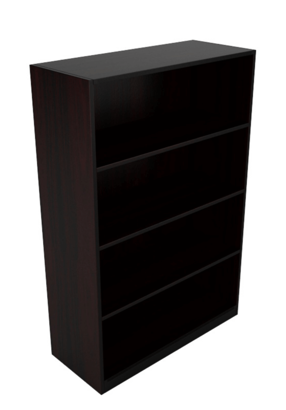 Kai Collection Espresso Bookcase with 3 Shelves