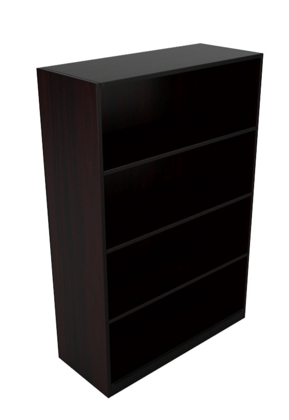 Kai Collection Espresso Bookcase with 4 Shelves