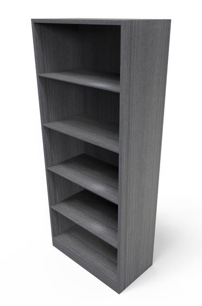 Kai Collection Samoa Gray Bookcase with 4 Shelves