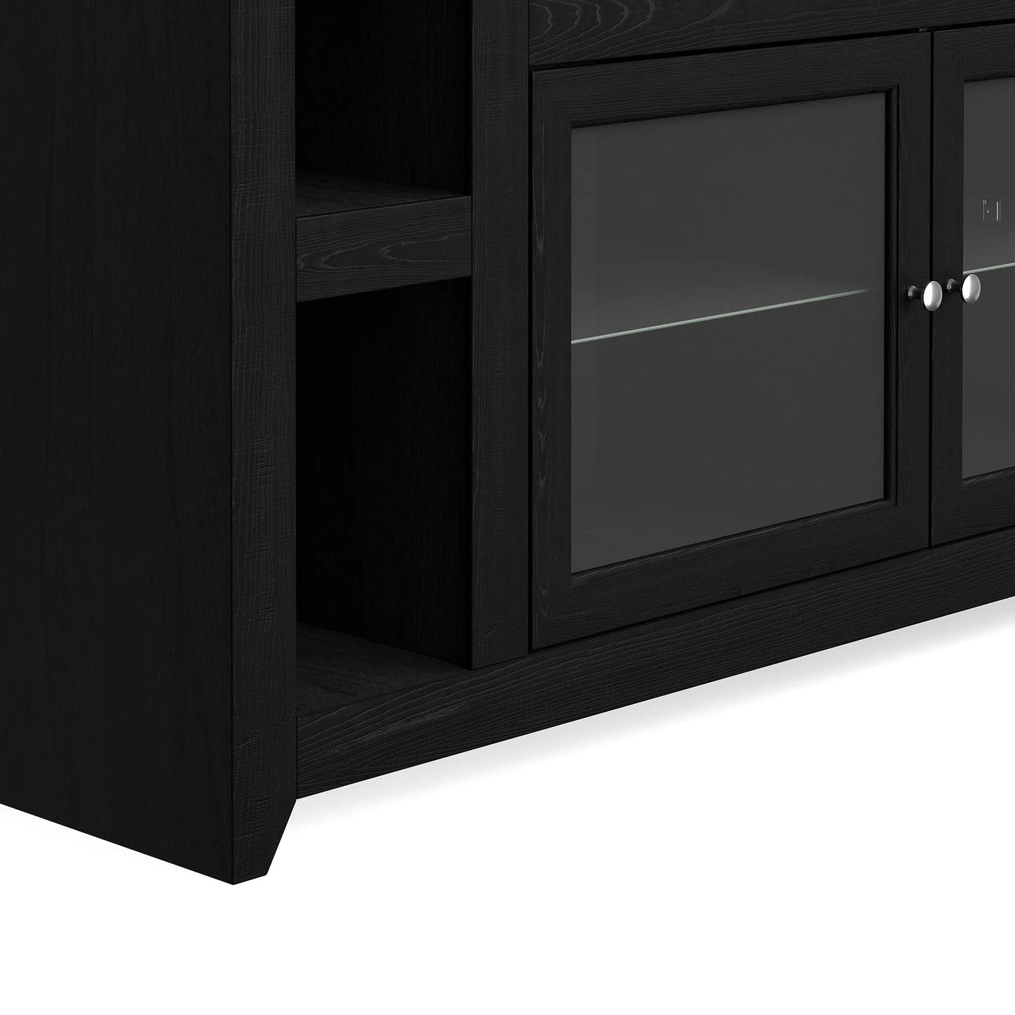 Skyline 65" TV Stand. Dark Mocha Finish