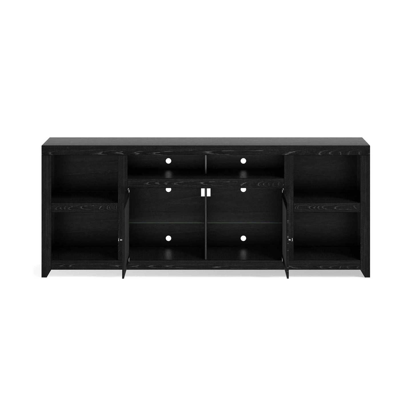 Skyline 75" TV Stand. Dark Mocha Finish