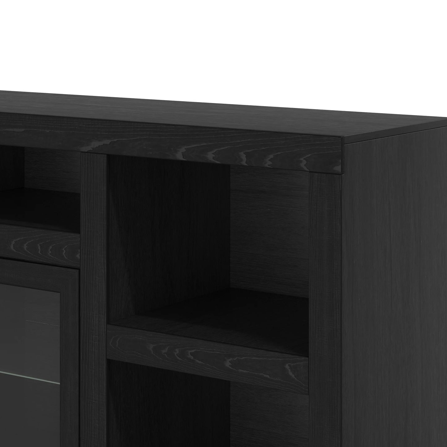 Skyline 75" TV Stand. Dark Mocha Finish