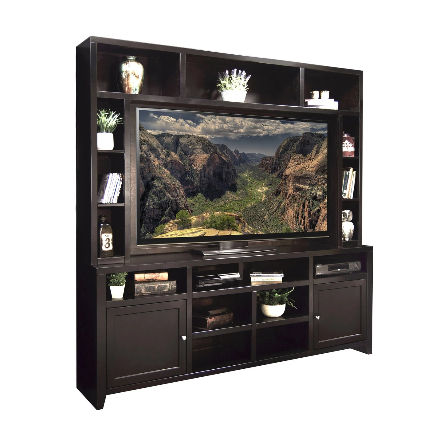 Urban Loft Entertainment Center. Dark Mocha