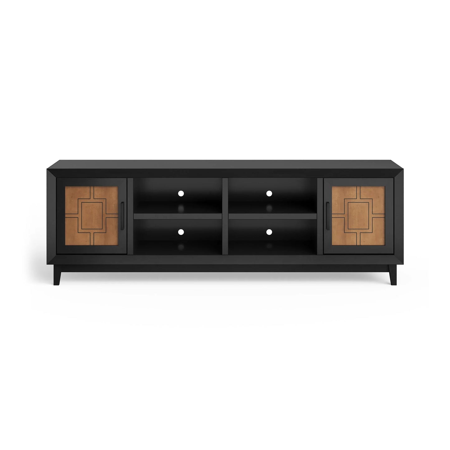 Ventura 86" TV Stand. Matte Black