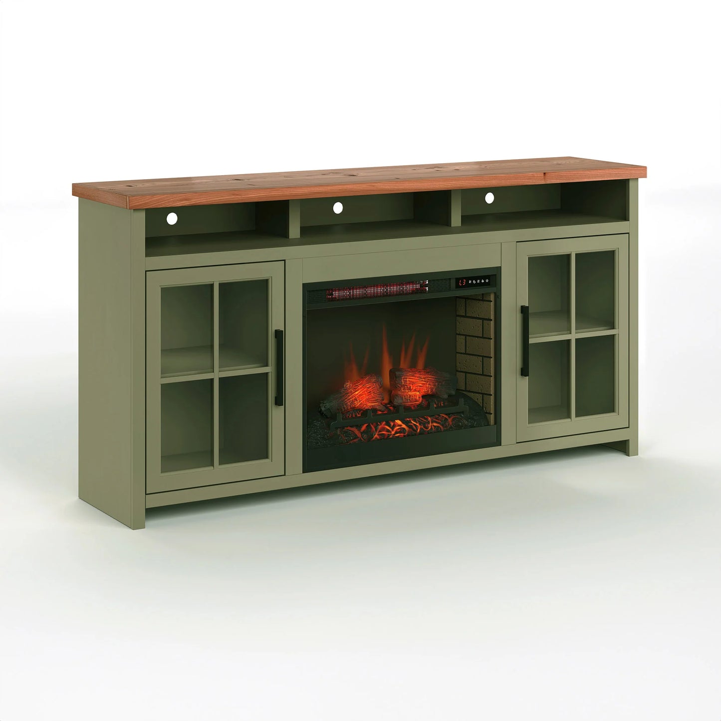 Vineyard 97" Super Fireplace Console