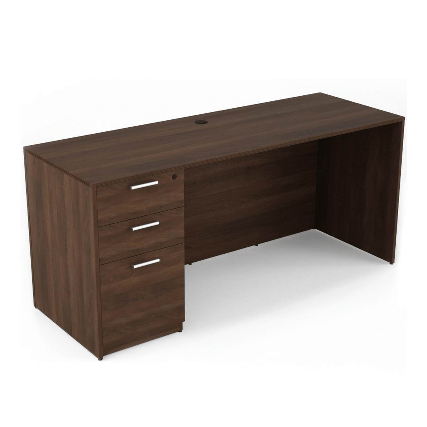 i5 Industries Kai Credenza with Box Box File Pedestal, 24″ x 71″