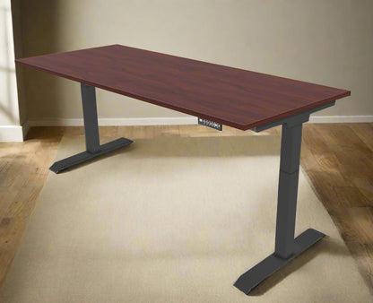 iRize Height Adjustable Desk with Black Base (30x60)