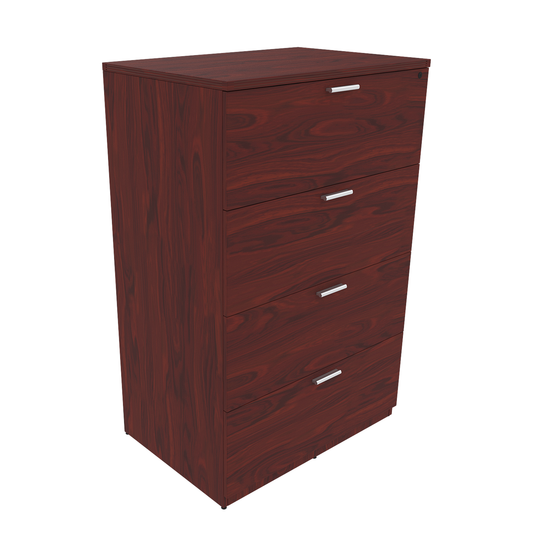 i5 Industries Kai Collection Lateral File with  4 Drawers 22.5 D x 34.5 W x 54 H